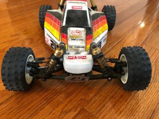 Vintage KYOSHO OPTIMA MID 4WD RC buggy car.  as - is for repair or parts 3