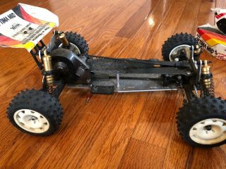 Vintage KYOSHO OPTIMA MID 4WD RC buggy car.  as - is for repair or parts 7