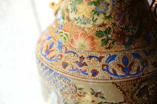 Large vintage Chinese ceramic vase with artistic painting 24 inch (60cm high) 8