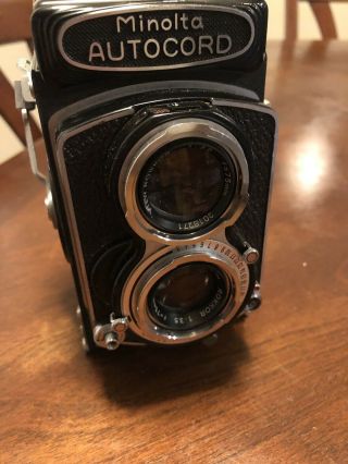 Antique Vintage Minolta Autocord 366786 Camera