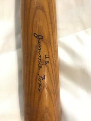Vintage Hillerich and Bradsby 50 35” Jimmie Foxx 1950s baseball bat 3