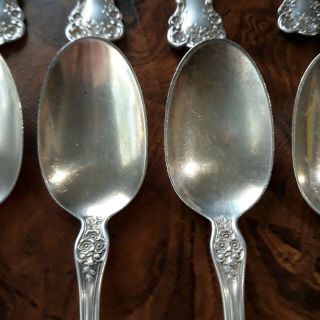 Gorham Buttercup Sterling Silver Flatware - 45 Piece Set - Spoons Forks Knives 7