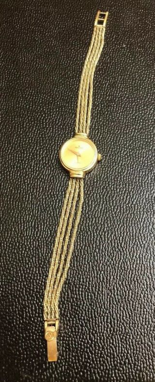 Vintage Movado 14k 4 - Strand Gold Ladies Watch