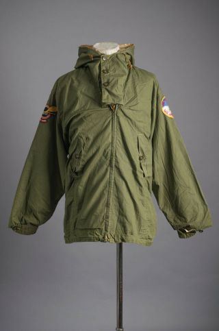 VTG WWII 1940 ' S US Army 100 MILE ALASKA SKI Parka Jacket Reversible 2