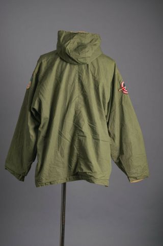 VTG WWII 1940 ' S US Army 100 MILE ALASKA SKI Parka Jacket Reversible 3