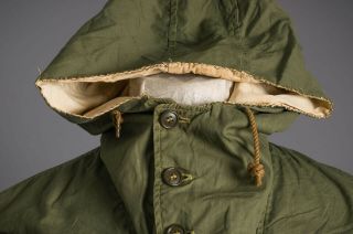 VTG WWII 1940 ' S US Army 100 MILE ALASKA SKI Parka Jacket Reversible 6