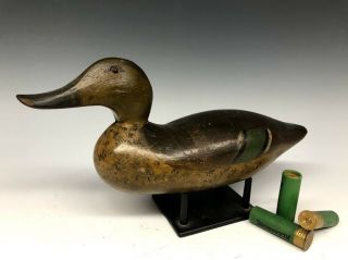 Dodge? Factory Green - Winged Teal Duck Hunting Decoy Decoys Old Antique