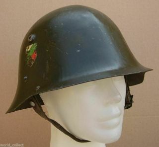 Wwii Kingdom Of Bulgaria 1936 Combat Army Helmet,  C Type,  Decal