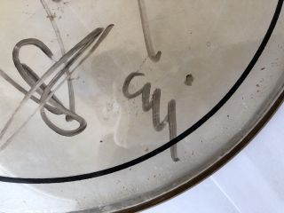 Ultra Rare Vintage 1994 Slayer Band Autograph On Remo Drumhead 4