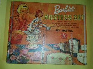 Vintage Barbie Hostess Set 1034 Complete &