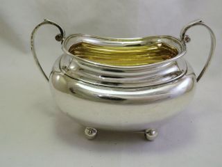 FINE SOLID STERLING SILVER TEA SERVICE SHEFFIELD 1919 - JAMES DIXON - 850 GRAMS 6