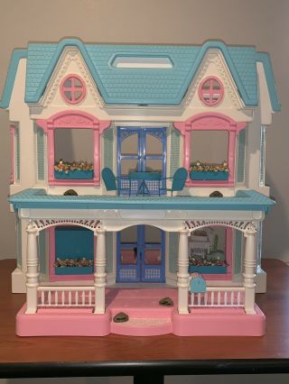 Vintage 1993 Fisher Price Dream Doll House And Fully Upgraded