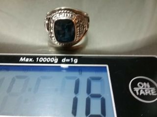 10K Gold 16gm Gram Robinsdale Cooper HS 1989 Men ' s Class Ring Jostens 2