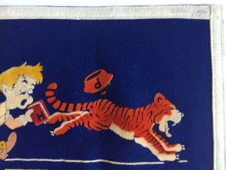 RARE VTG YALE BULLDOGS PRINCETON HARVARD FELT BANNER FLAG - CHICAGO PENNANT CO. 2