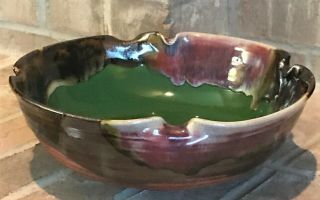 Antique Japanese Sumida Gawa Potteryl Bowl 4