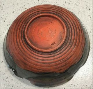 Antique Japanese Sumida Gawa Potteryl Bowl 7