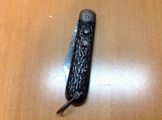 Vintage Wwii G.  Schrade Presto Locking Folding Pocket Knife B 