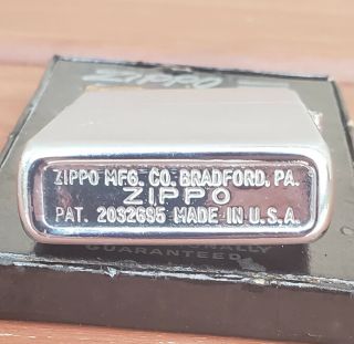 Vintage Zippo 40 ' s Grumman Town and Country Pat.  2032695 3