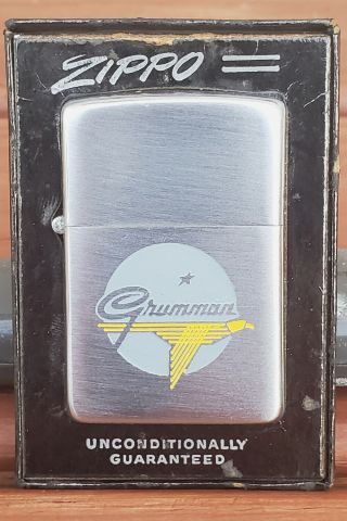 Vintage Zippo 40 ' s Grumman Town and Country Pat.  2032695 4