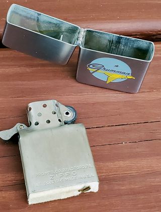 Vintage Zippo 40 ' s Grumman Town and Country Pat.  2032695 7