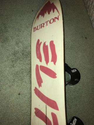 Burton 140 Elite (1987) RARE Vintage Snowboard With Bindings 9