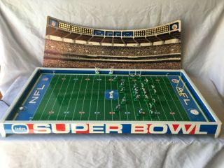 Vintage 1969 Tudor Electric Football Bowl Iii Jets Colts W Orig Box