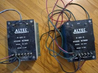 Altec Lansing N - 800 - D Crossovers (pair),  16 Ohms Vott -.  Vintage.