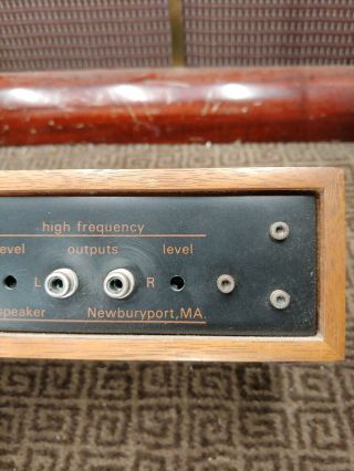Vintage Snell Type - A Electronic Crossover For 3way Speakers,  Very Rare Unit 12