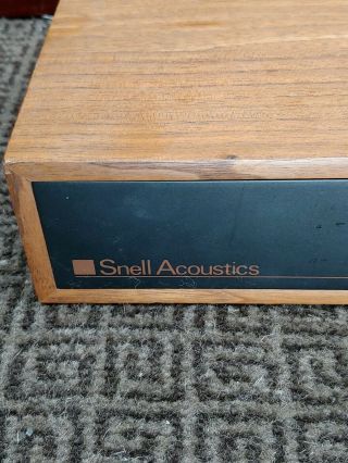 Vintage Snell Type - A Electronic Crossover For 3way Speakers,  Very Rare Unit 2
