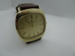 Vintage 1970 ' s Girard Perregaux Solid 18K Gold Gents Watch 6 Month 2