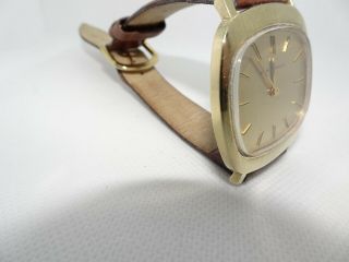 Vintage 1970 ' s Girard Perregaux Solid 18K Gold Gents Watch 6 Month 4