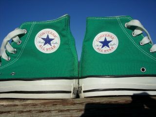 Vintage 1980 ' s Converse All Star Chuck Taylor Sneakers Shoes Men 8 USA 2