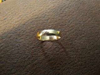 18 Kt Gold Ring Vintage Men 