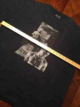 EUC VINTAGE Makaveli Branded Tupac Shakur Black Graphic T - Shirt Size XL 4