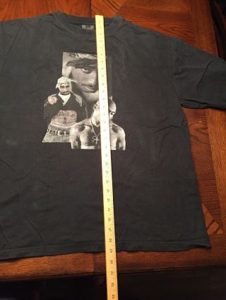 EUC VINTAGE Makaveli Branded Tupac Shakur Black Graphic T - Shirt Size XL 5