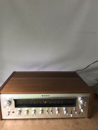 Vintage Wood Sony Str - 7065 Stereo Receiver Vtg Great 29