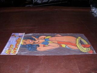 Vintage Wonder Woman Rare Giant Jointed 65 
