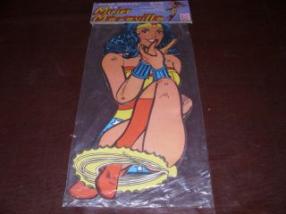 Vintage Wonder Woman Rare Giant Jointed 65 " Hanging Fig.  Superfriends Moc 1979