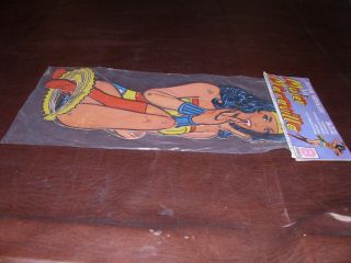Vintage Wonder Woman Rare Giant Jointed 65 