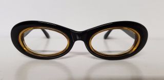 Vintage Gianni Versace Oval Plastic Frames Mod.  310 Made In Italy