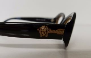 Vintage GIANNI VERSACE Oval Plastic Frames Mod.  310 Made in Italy 2