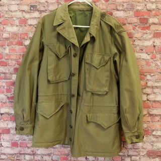 Ww2 Wwii M1943 Us Army Field Jacket Coat Size 38l,  Dated 1944