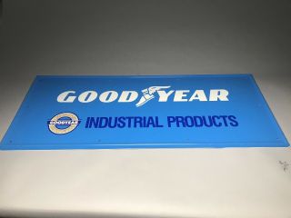 Vintage Nos Goodyear Tire Industrial Products Dealer Point Of Sign