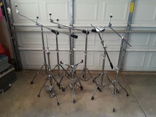 Vintage Tama Titan /mercury Cymbal Stands,  Hi Hat,  Snare Stand Package