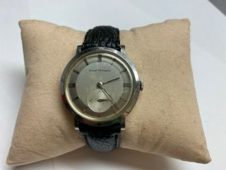 Vintage Men ' s Handwinding GIRARD - PERREGAUX Stainless Steel with small seconds 2