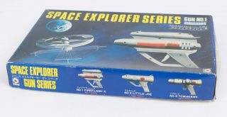 Boxed 1960s Tsukuda Japanese Space Explorer Gun no.  1 Fireflash - X 2