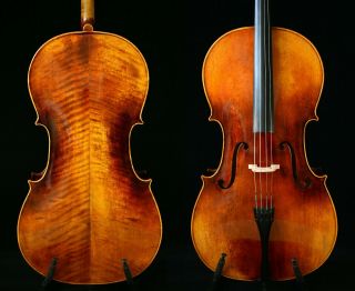 Fine Cello Stradivari 1712 Davidov Cello Antiqued Oil Varnish Powerful Sound