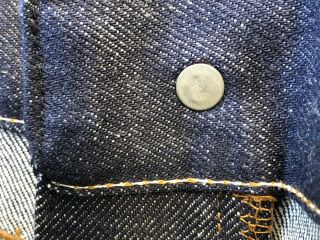 VINTAGE 60s 70s JC Penney Denim Jeans Tagged 34 32 NOS DEADSTOCK 13.  5oz 7