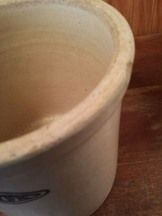 Vintage PACIFIC stoneware pottery crock 2 quart 6 1/2 