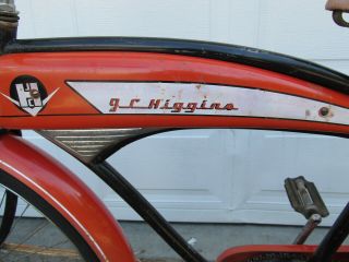 VINTAGE EARLY 1950S JC HIGGINS 26 INCH BICYCLE BICYCLE 4